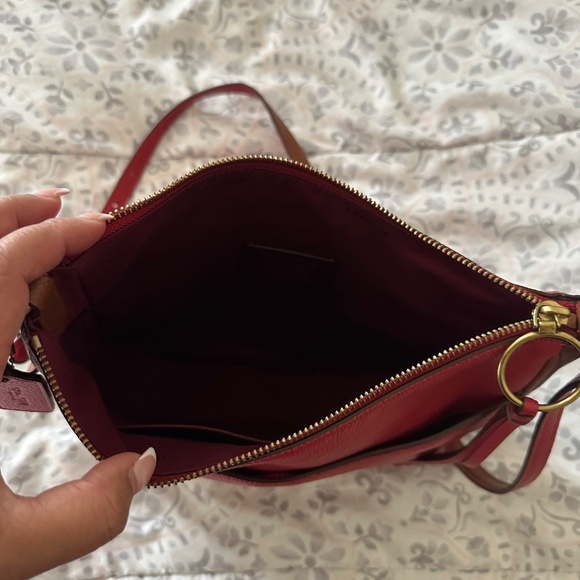 Coach Red leather crossbody - Picture 4 of 5